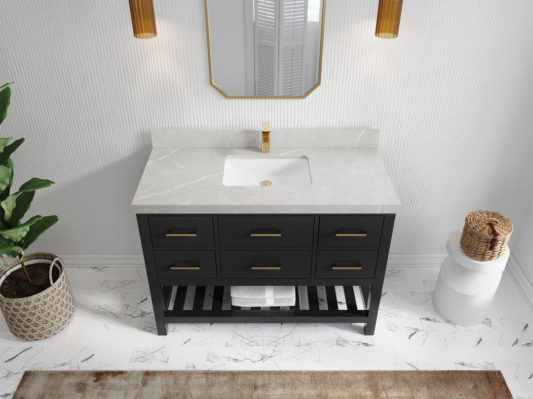Parker 48 in. W x 22 in. D Single Sink Bathroom Vanity