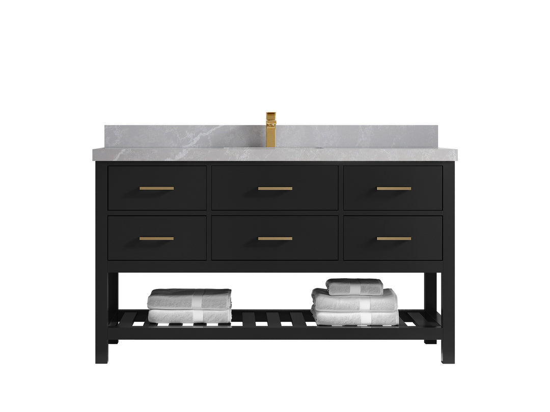 Parker 60 in. W x 22 in. D Single Sink Bathroom Vanity
