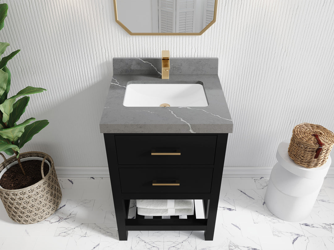 Parker 24 in. W x 22 in. D Single Sink Bathroom Vanity