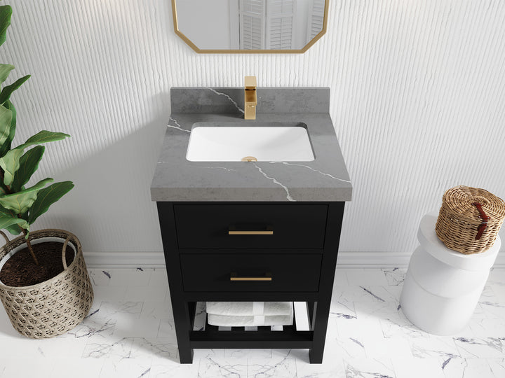 Parker 24 in. W x 22 in. D Single Sink Bathroom Vanity - photo 27