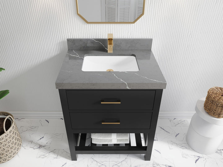 Parker 30 in. W x 22 in. D Single Sink Bathroom Vanity - photo 27