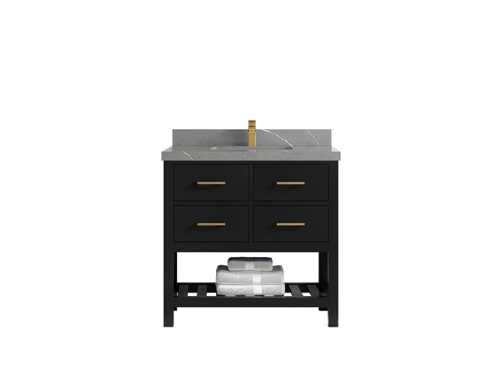 Parker 36 in. W x 22 in. D Single Sink Bathroom Vanity - photo 28