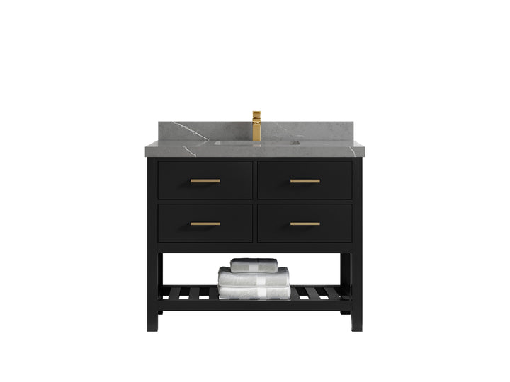 Parker 42 in. W x 22 in. D Single Sink Bathroom Vanity - photo 28