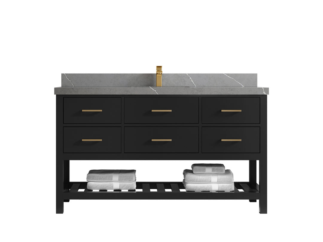 Parker 60 in. W x 22 in. D Single Sink Bathroom Vanity