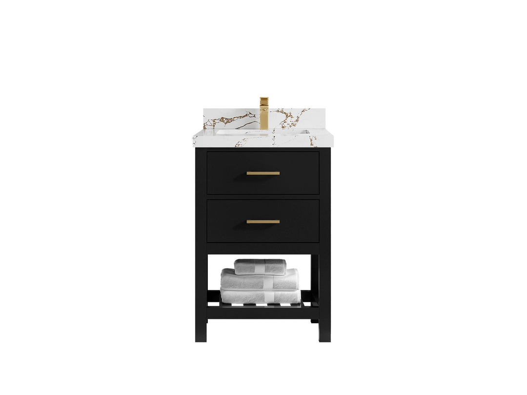 Parker 24 in. W x 22 in. D Single Sink Bathroom Vanity