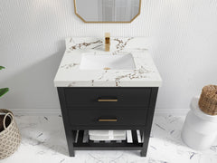 Parker 30 in. W x 22 in. D Single Sink Bathroom Vanity - photo 29