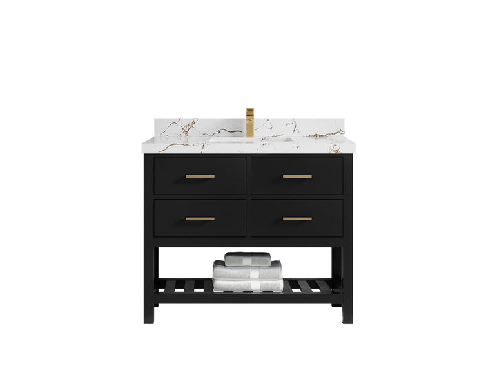 Parker 42 in. W x 22 in. D Single Sink Bathroom Vanity - photo 38