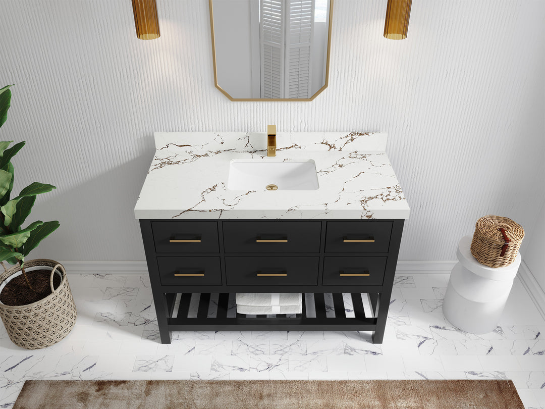 Parker 48 in. W x 22 in. D Single Sink Bathroom Vanity