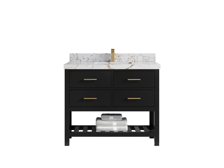 Parker 42 in. W x 22 in. D Single Sink Bathroom Vanity - photo 30