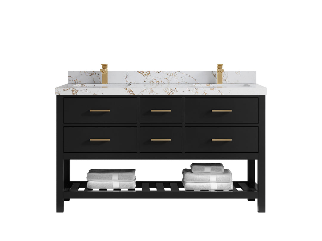 Parker 60 in. W x 22 in. D Double Sink Bathroom Vanity