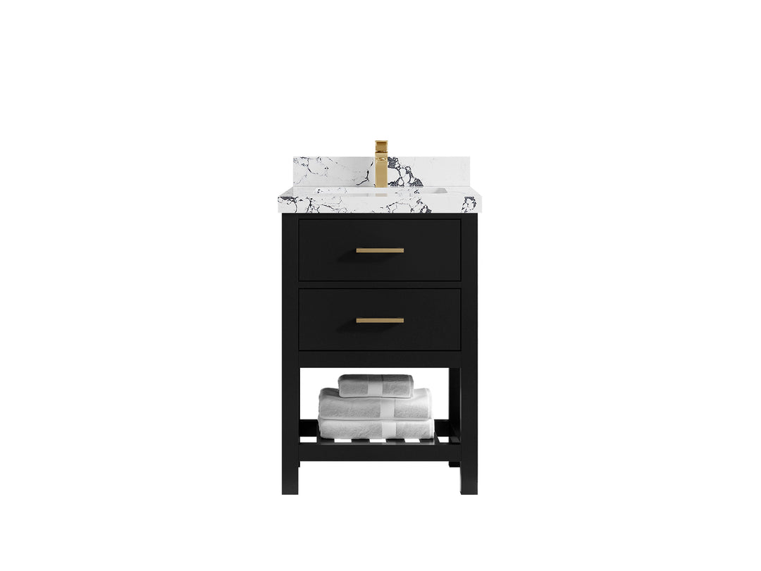 Parker 24 in. W x 22 in. D Single Sink Bathroom Vanity