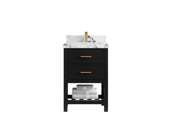 Parker 24 in. W x 22 in. D Single Sink Bathroom Vanity - photo 34