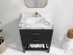 Parker 30 in. W x 22 in. D Single Sink Bathroom Vanity - photo 33