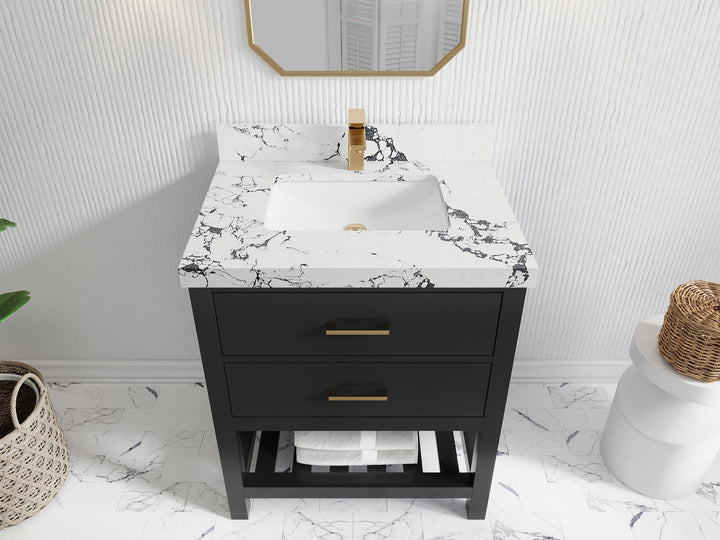 Parker 30 in. W x 22 in. D Single Sink Bathroom Vanity - photo 33