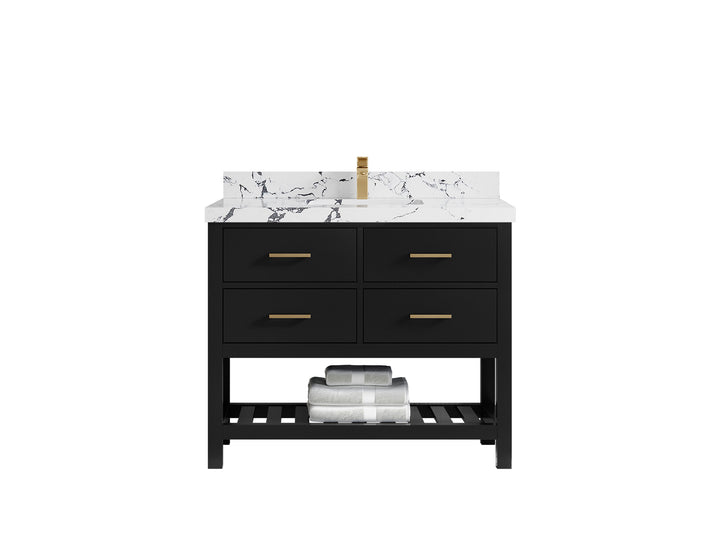 Parker 42 in. W x 22 in. D Single Sink Bathroom Vanity - photo 32