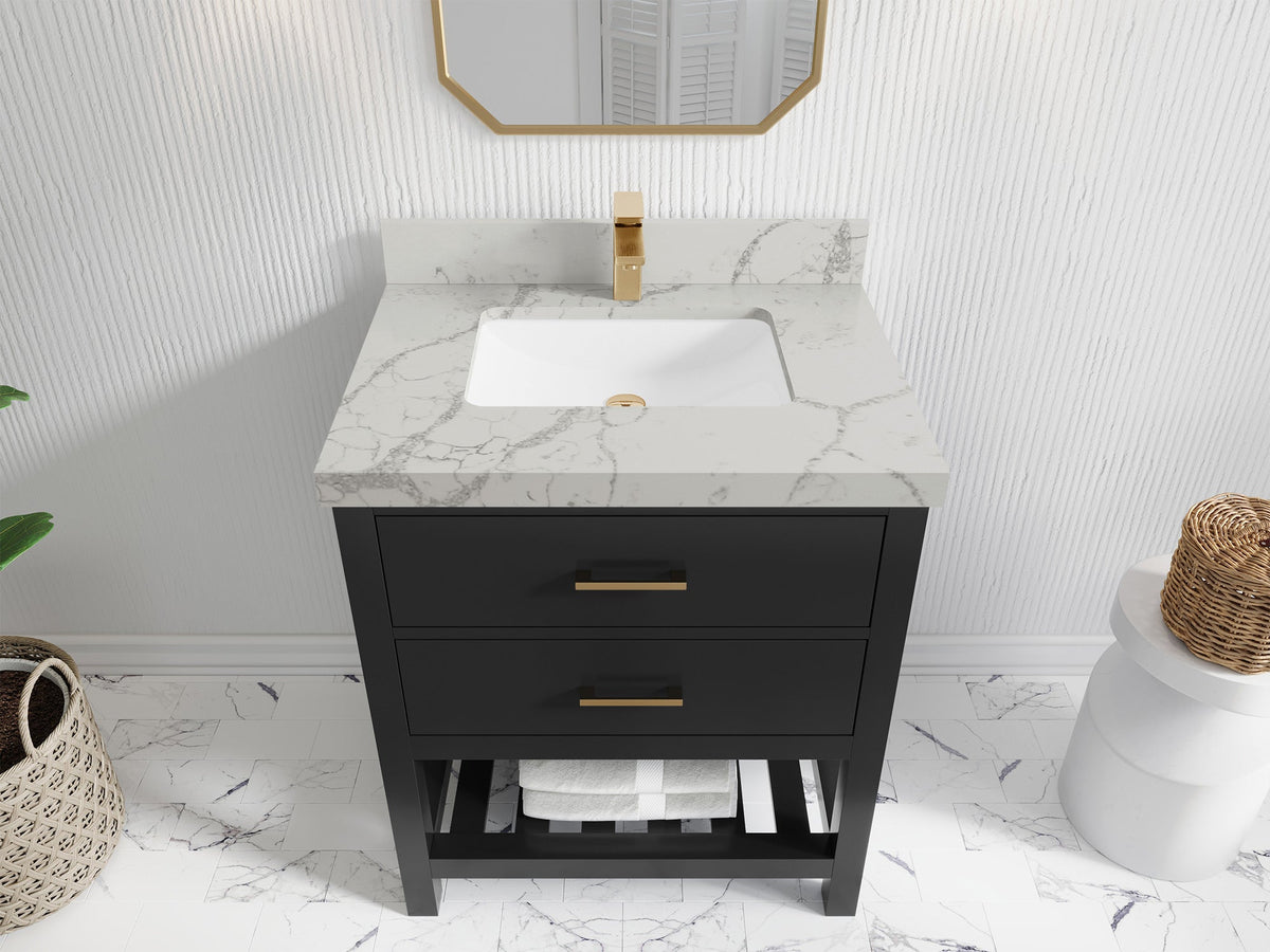 Parker 30 in. W x 22 in. D Single Sink Bathroom Vanity