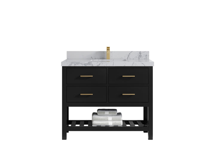 Parker 42 in. W x 22 in. D Single Sink Bathroom Vanity - photo 34