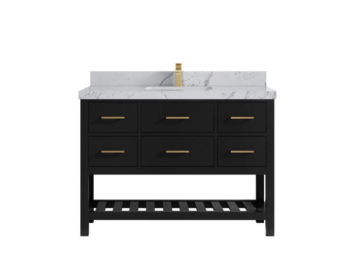 Parker 48 in. W x 22 in. D Single Sink Bathroom Vanity - photo 36