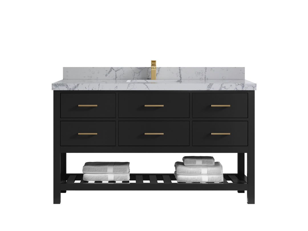 Parker 60 in. W x 22 in. D Single Sink Bathroom Vanity
