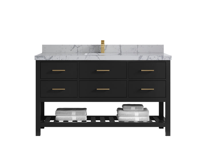 Parker 60 in. W x 22 in. D Single Sink Bathroom Vanity - photo 14