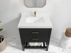 Parker 30 in. W x 22 in. D Single Sink Bathroom Vanity - photo 37