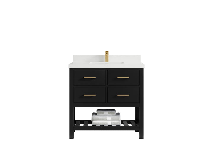 Parker 36 in. W x 22 in. D Single Sink Bathroom Vanity - photo 38