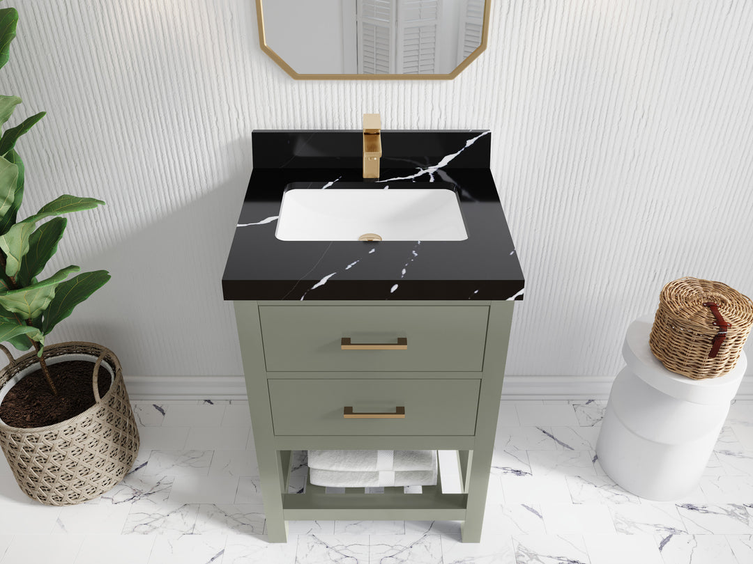 Parker 24 in. W x 22 in. D Single Sink Bathroom Vanity
