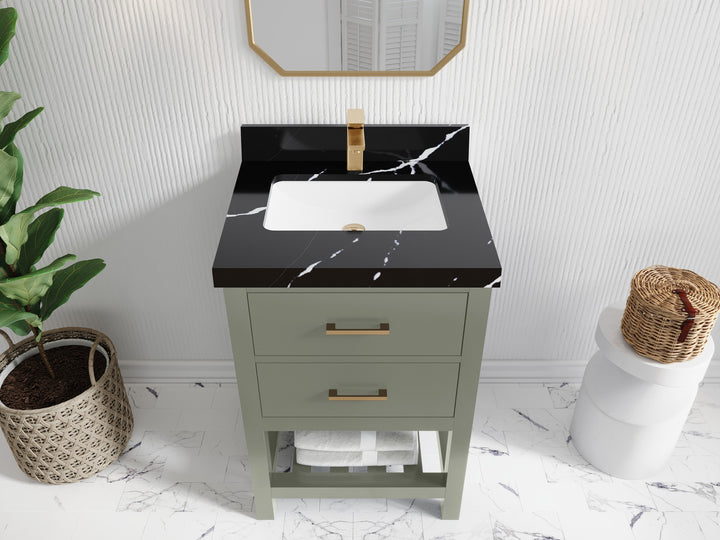 Parker 24 in. W x 22 in. D Single Sink Bathroom Vanity - photo 11