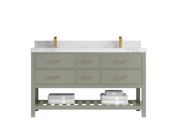 Parker 60 in. W x 22 in. D Double Sink Bathroom Vanity - photo 18