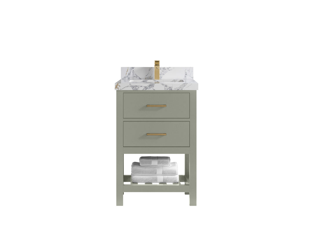Parker 24 in. W x 22 in. D Single Sink Bathroom Vanity