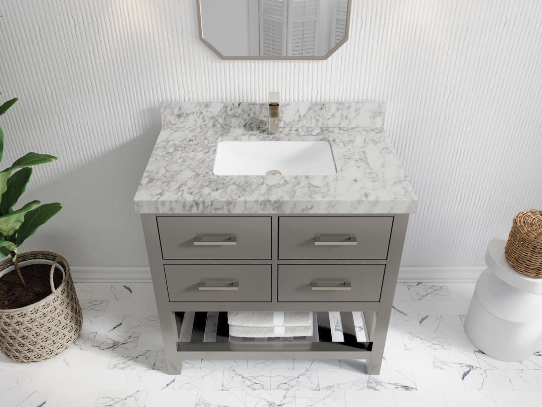 Parker 36 in. W x 22 in. D Single Sink Bathroom Vanity