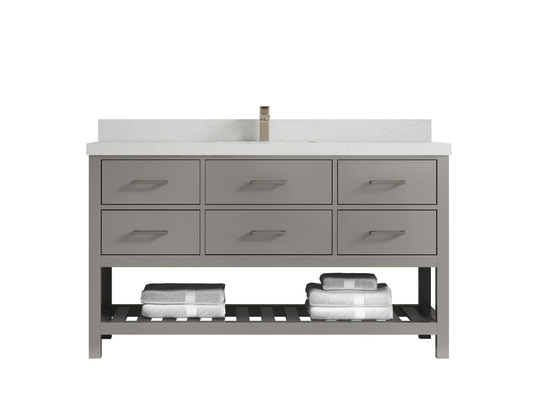 Parker 60 in. W x 22 in. D Single Sink Bathroom Vanity