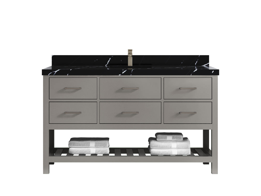 Parker 60 in. W x 22 in. D Single Sink Bathroom Vanity