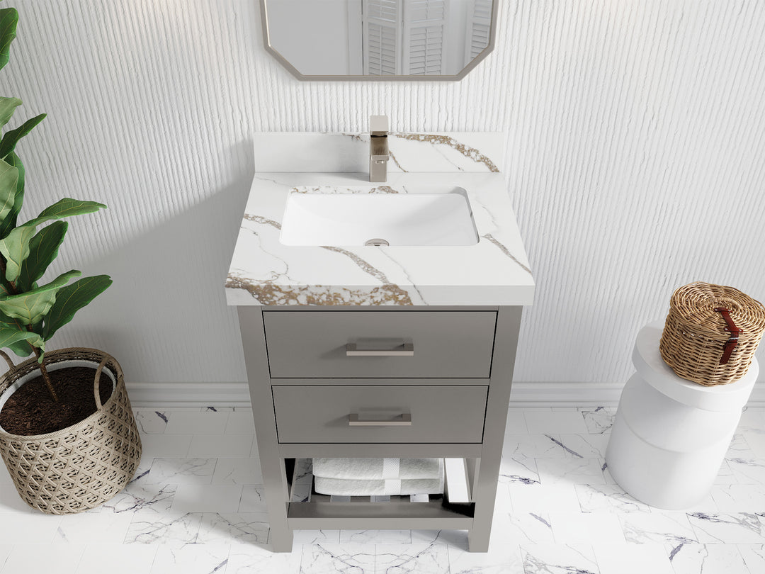 Parker 24 in. W x 22 in. D Single Sink Bathroom Vanity