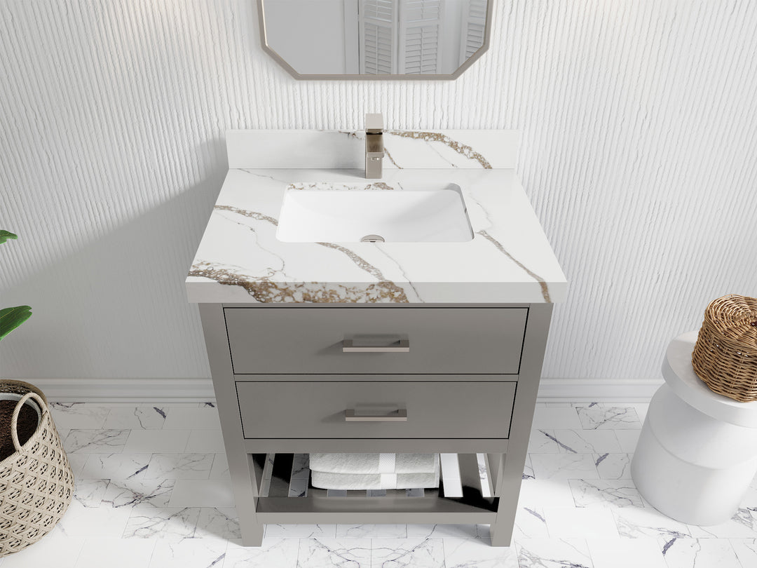 Parker 30 in. W x 22 in. D Single Sink Bathroom Vanity