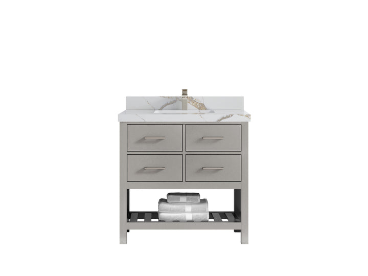 Parker 36 in. W x 22 in. D Single Sink Bathroom Vanity - photo 14