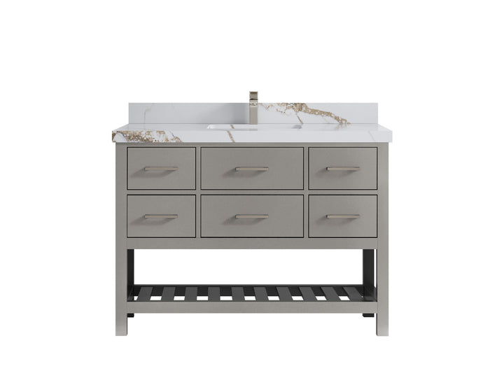 Parker 48 in. W x 22 in. D Single Sink Bathroom Vanity - photo 16