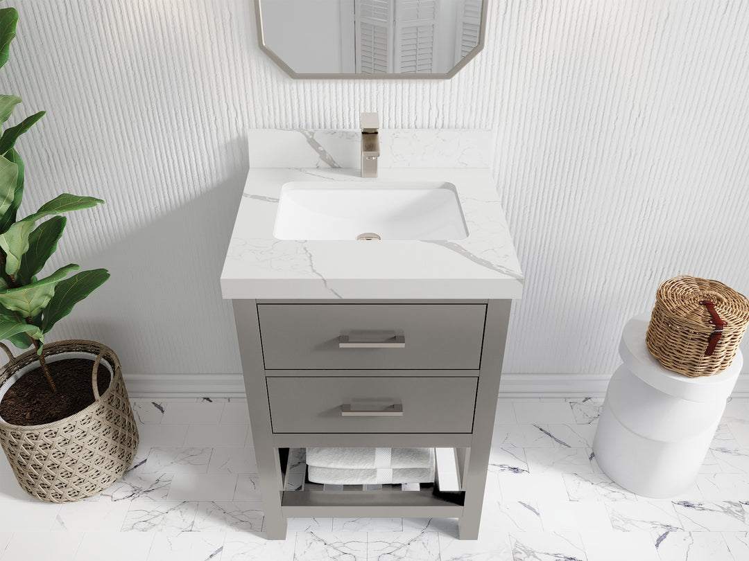 Parker 24 in. W x 22 in. D Single Sink Bathroom Vanity