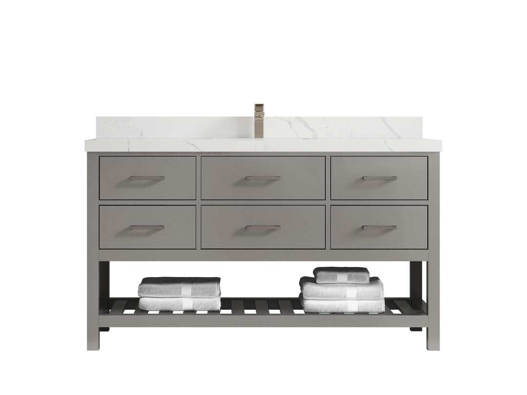 Parker 60 in. W x 22 in. D Single Sink Bathroom Vanity