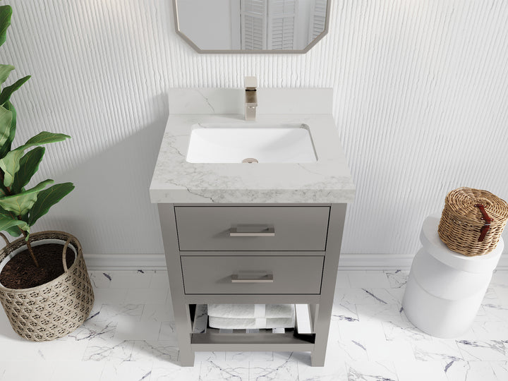 Parker 24 in. W x 22 in. D Single Sink Bathroom Vanity - photo 17