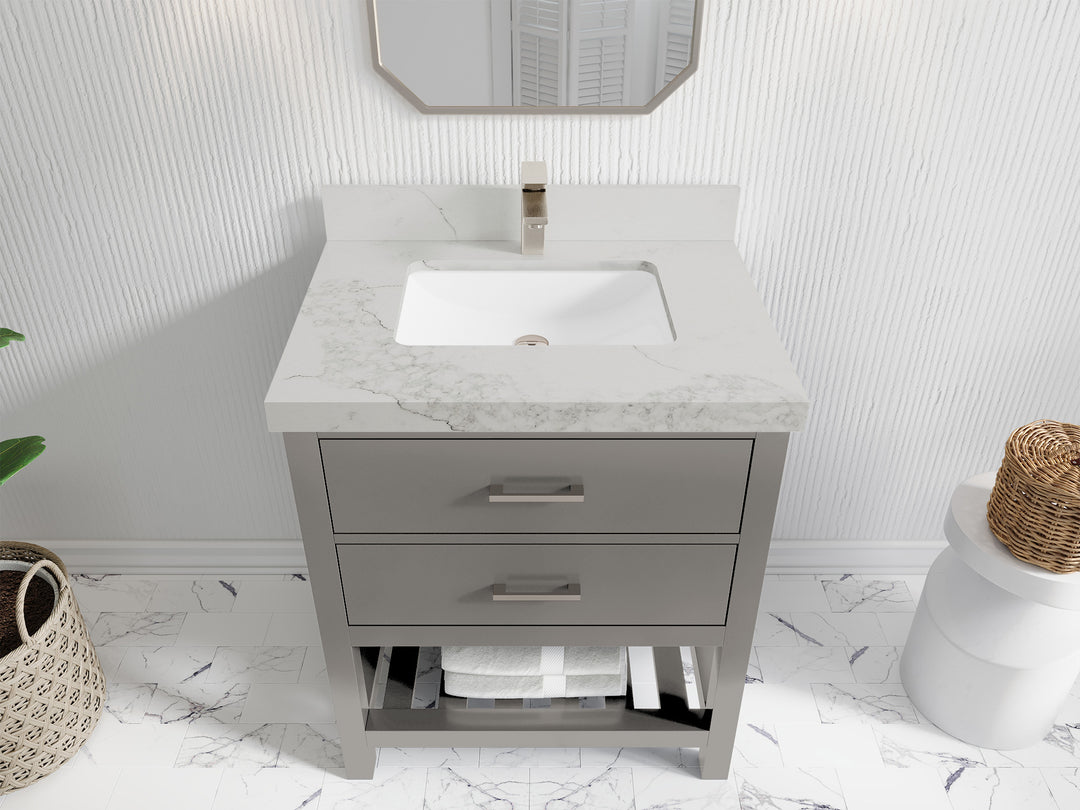 Parker 30 in. W x 22 in. D Single Sink Bathroom Vanity