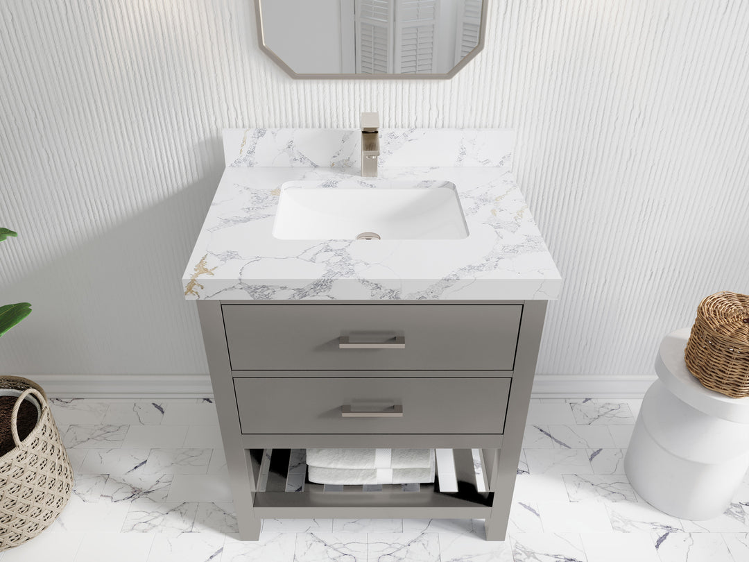 Parker 30 in. W x 22 in. D Single Sink Bathroom Vanity
