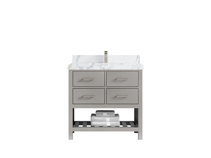 Parker 36 in. W x 22 in. D Single Sink Bathroom Vanity - photo 20