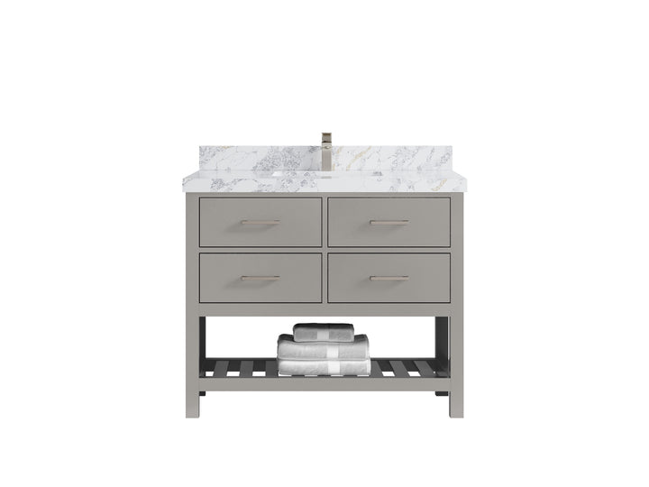 Parker 42 in. W x 22 in. D Single Sink Bathroom Vanity - photo 20