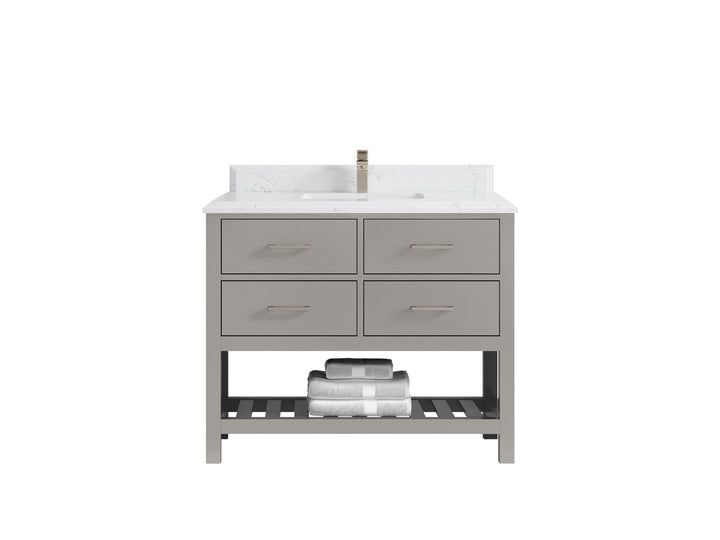 Parker 42 in. W x 22 in. D Single Sink Bathroom Vanity - photo 47