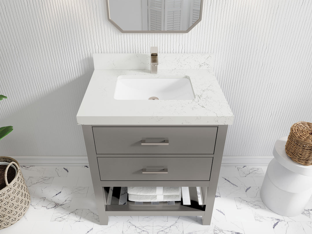 Parker 30 in. W x 22 in. D Single Sink Bathroom Vanity