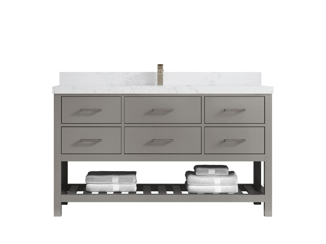 Parker 60 in. W x 22 in. D Single Sink Bathroom Vanity