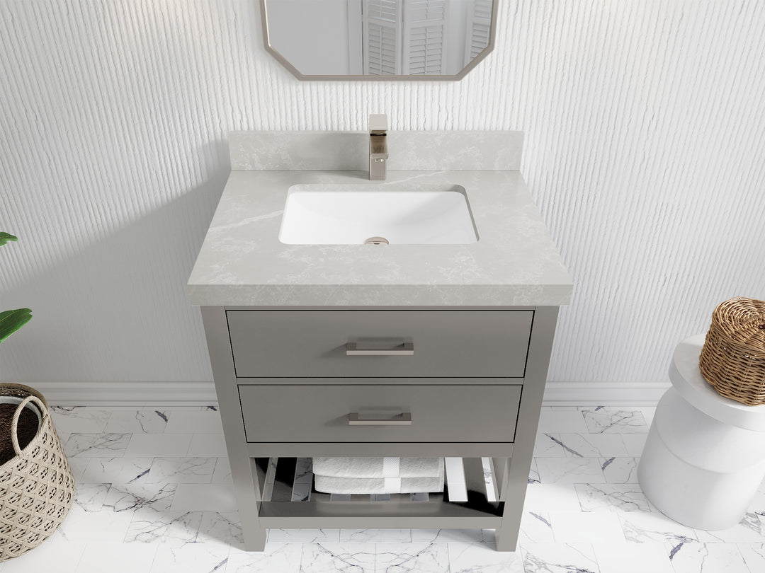 Parker 30 in. W x 22 in. D Single Sink Bathroom Vanity
