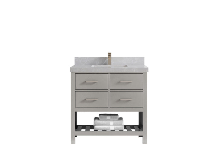 Parker 36 in. W x 22 in. D Single Sink Bathroom Vanity - photo 24