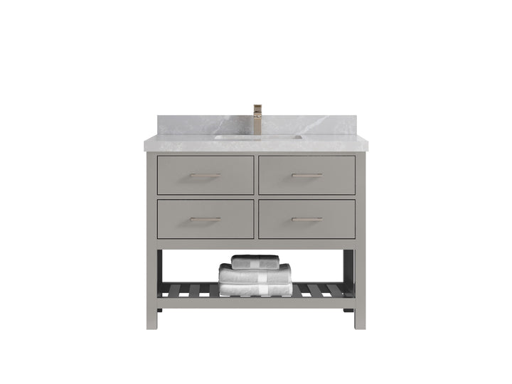 Parker 42 in. W x 22 in. D Single Sink Bathroom Vanity - photo 26